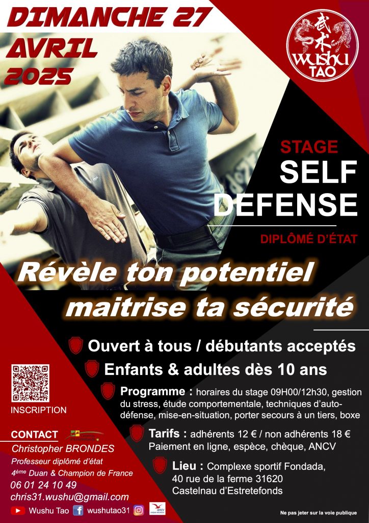 STAGE SELF DEFENSE Wushu Tao 2025