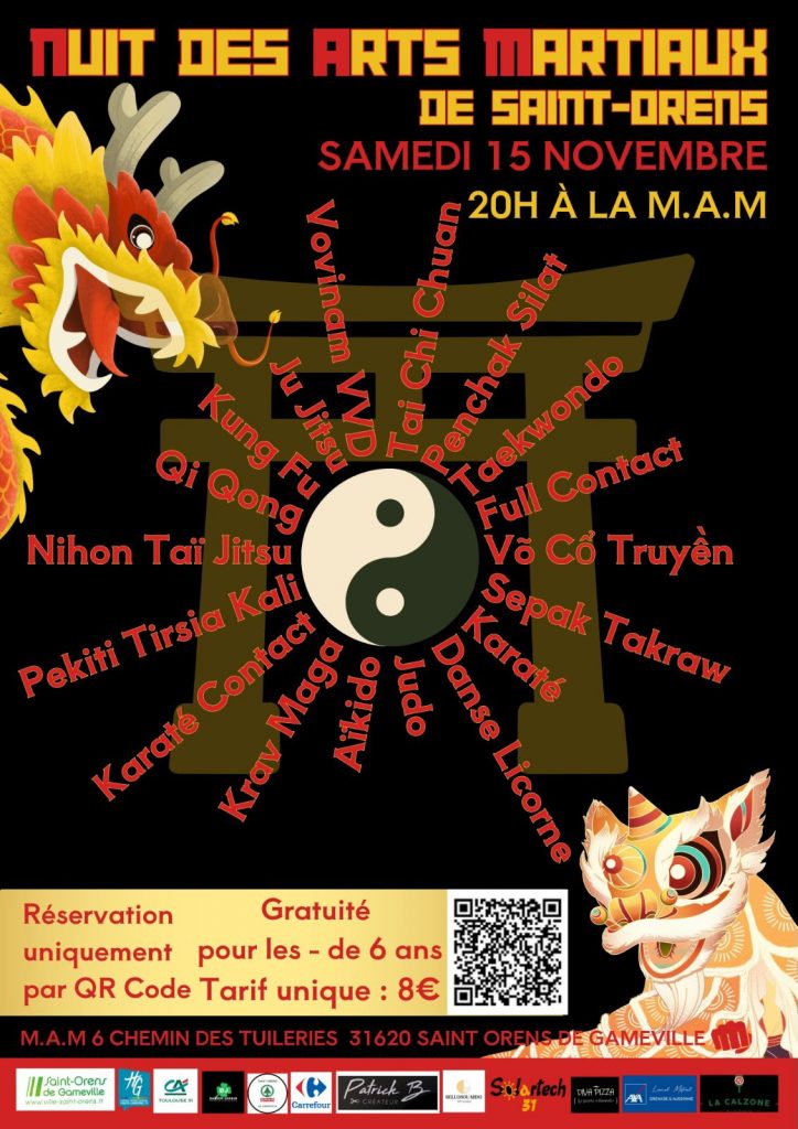 🐉 Nuit des Arts Martiaux – Saint-Orens-de-Gameville 🥋
